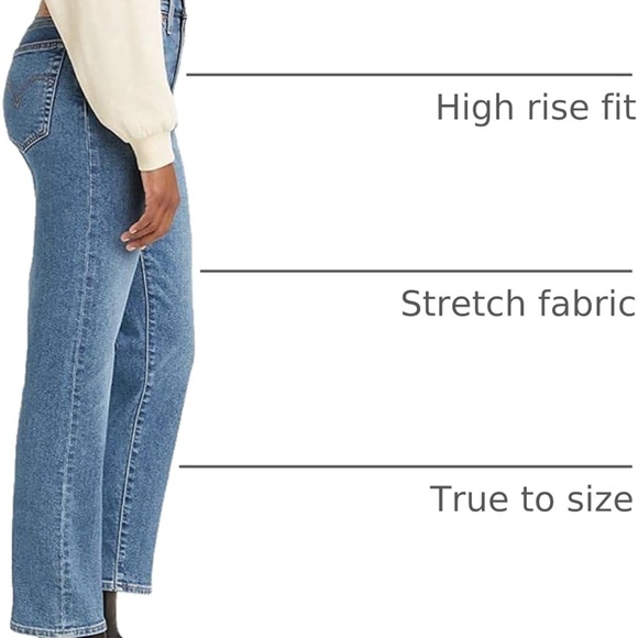 Levi's Women's Wedgie Straight Jeans 27 - Picture 6 of 8